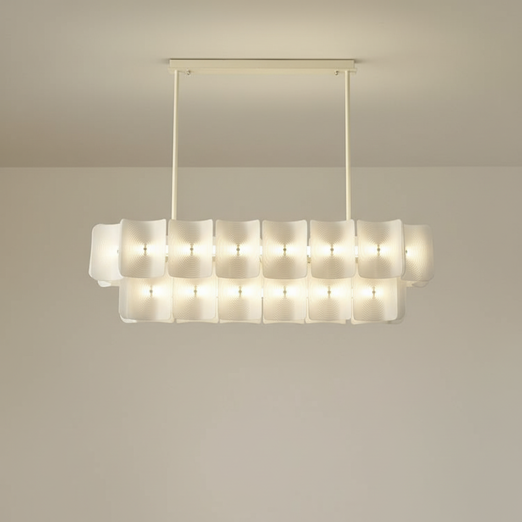 Chandelier Light From LumaSerene With Modern Acrylic For Dining Areas