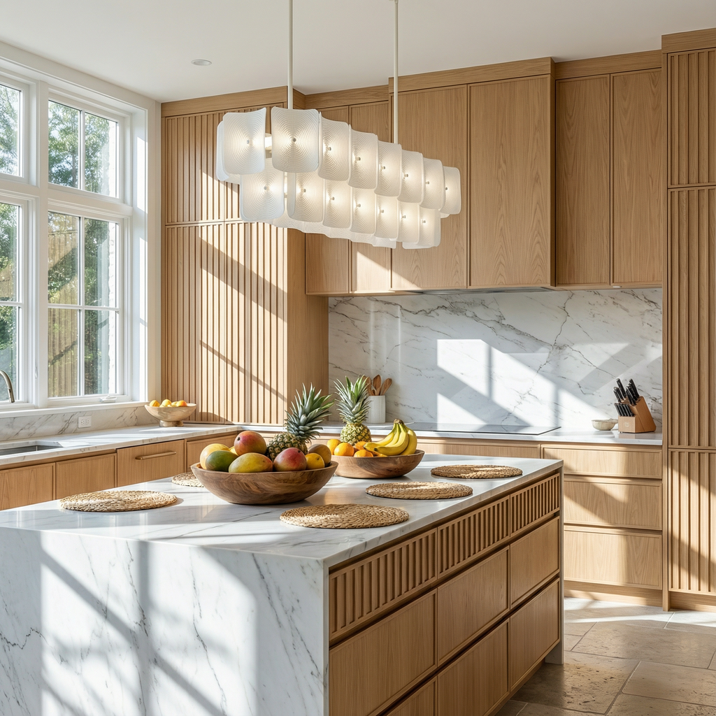 Chandelier Light From LumaSerene With Modern Acrylic For Dining Areas