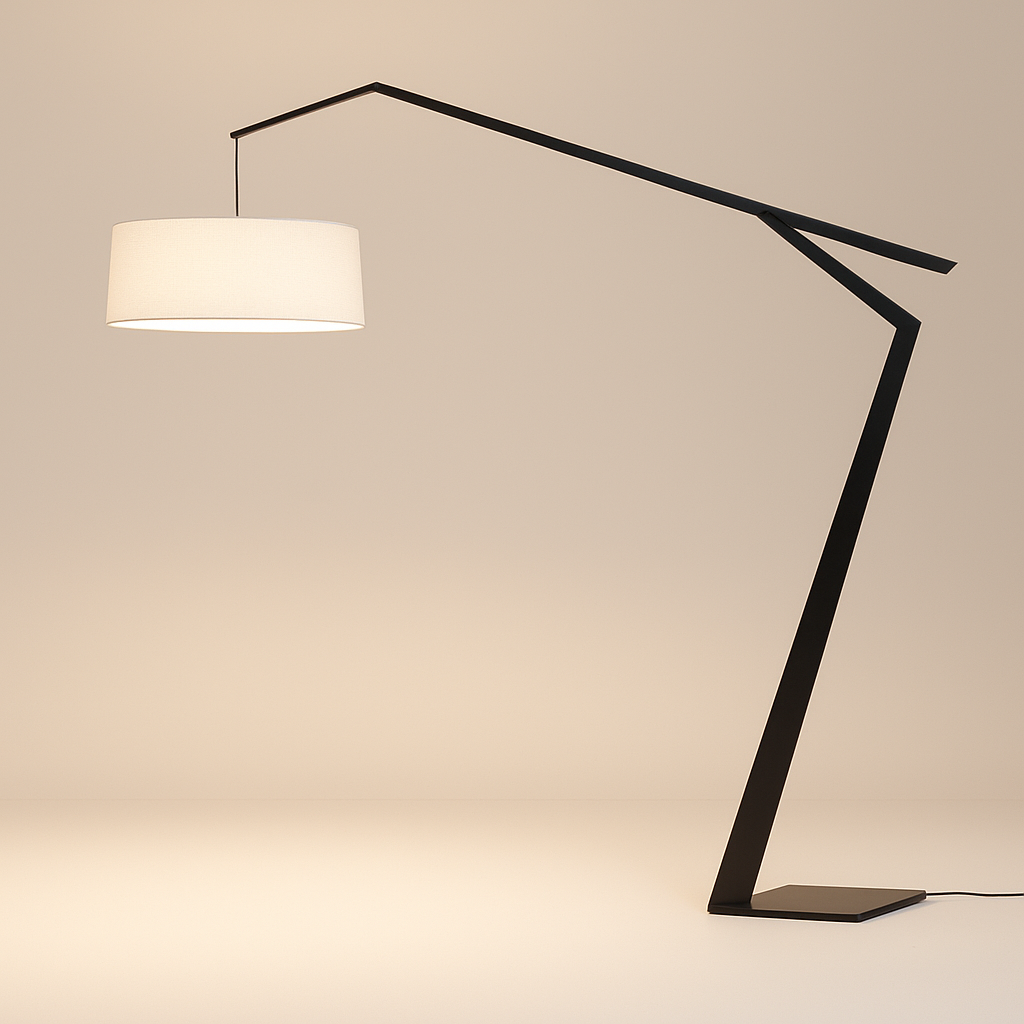 LumaCraft Floor Lamp With Modern Adjustable Design For Living Room
