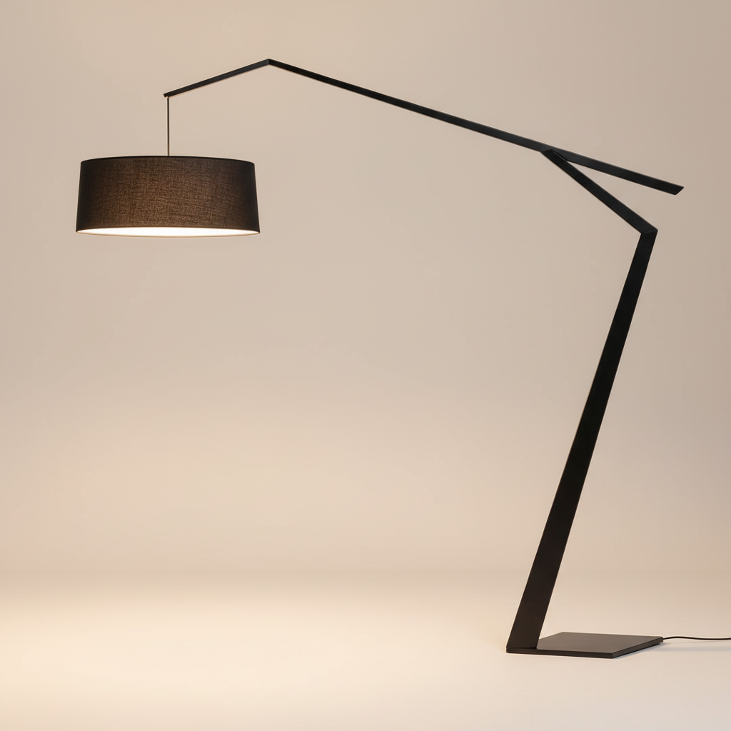 LumaCraft Floor Lamp With Modern Adjustable Design For Living Room