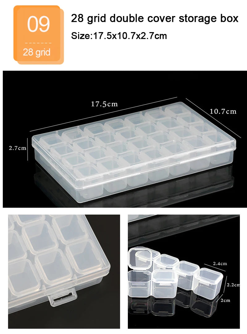 Boîte à bijoux en plastique