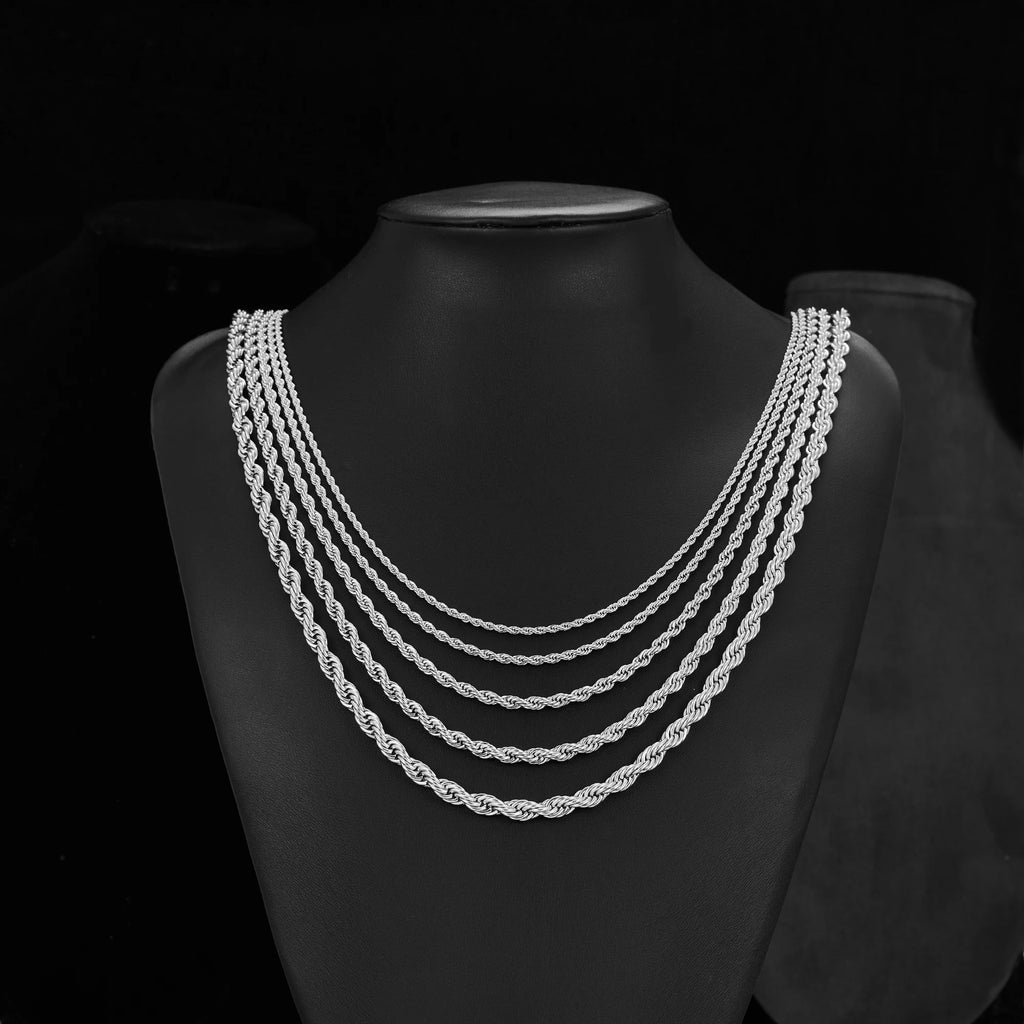 Collier Punk en acier inoxydable pour hommes et femmes