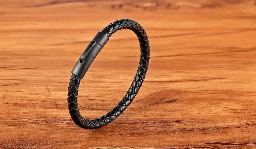 XQNI – Bracelet en cuir pour hommes