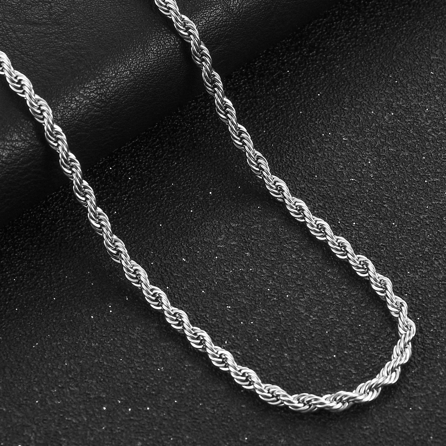 Collier Punk en acier inoxydable pour hommes et femmes