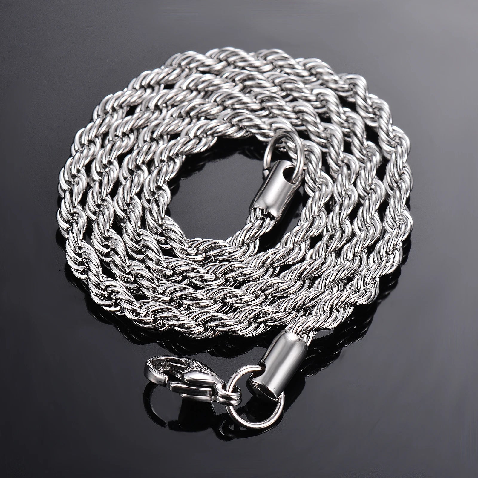 collier/Bracelet pour hommes femmes chaîne en acier inoxydable collier