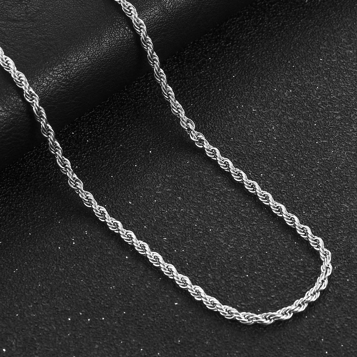 Collier Punk en acier inoxydable pour hommes et femmes