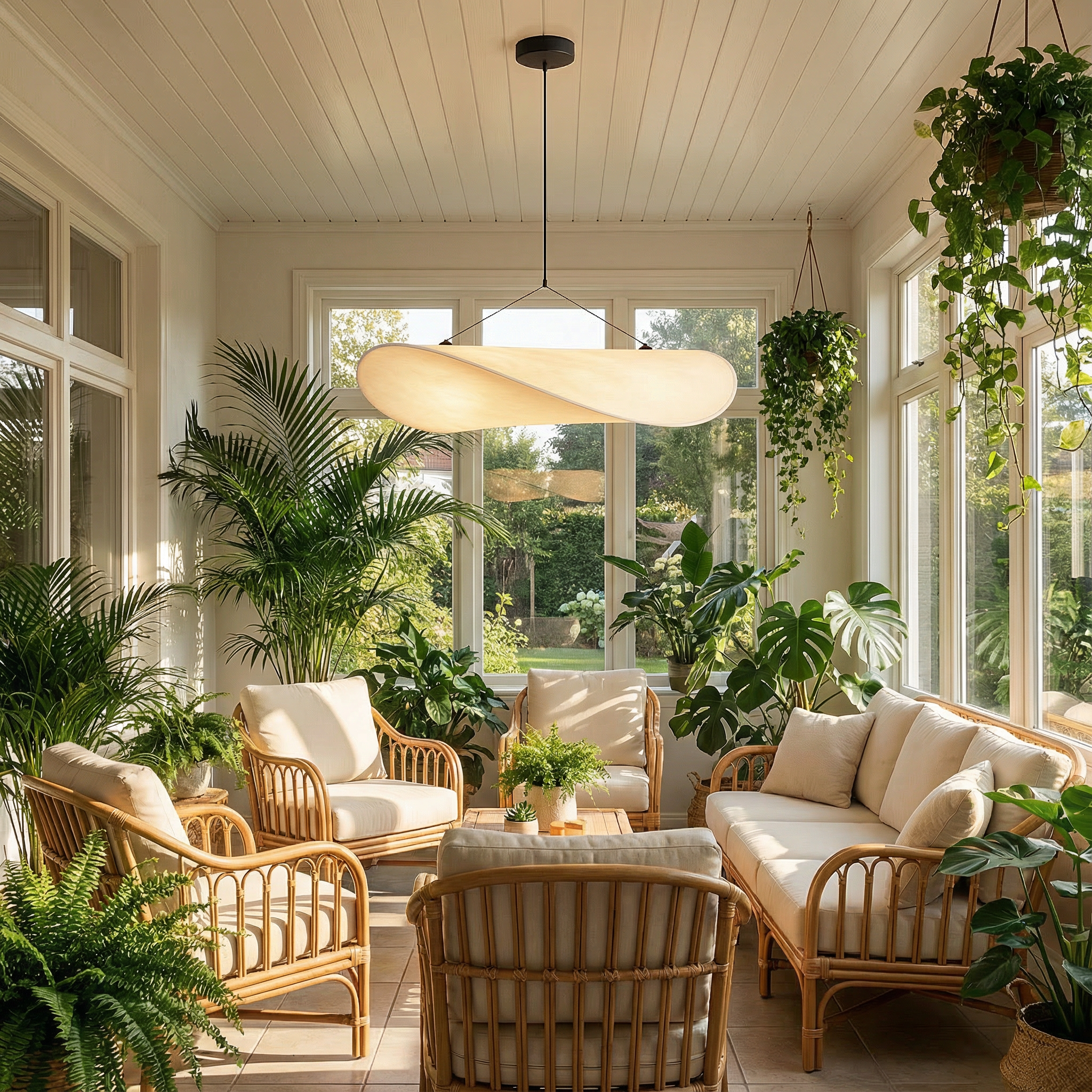 CalmAura Gentle Pendant Light For Relaxing Living Spaces