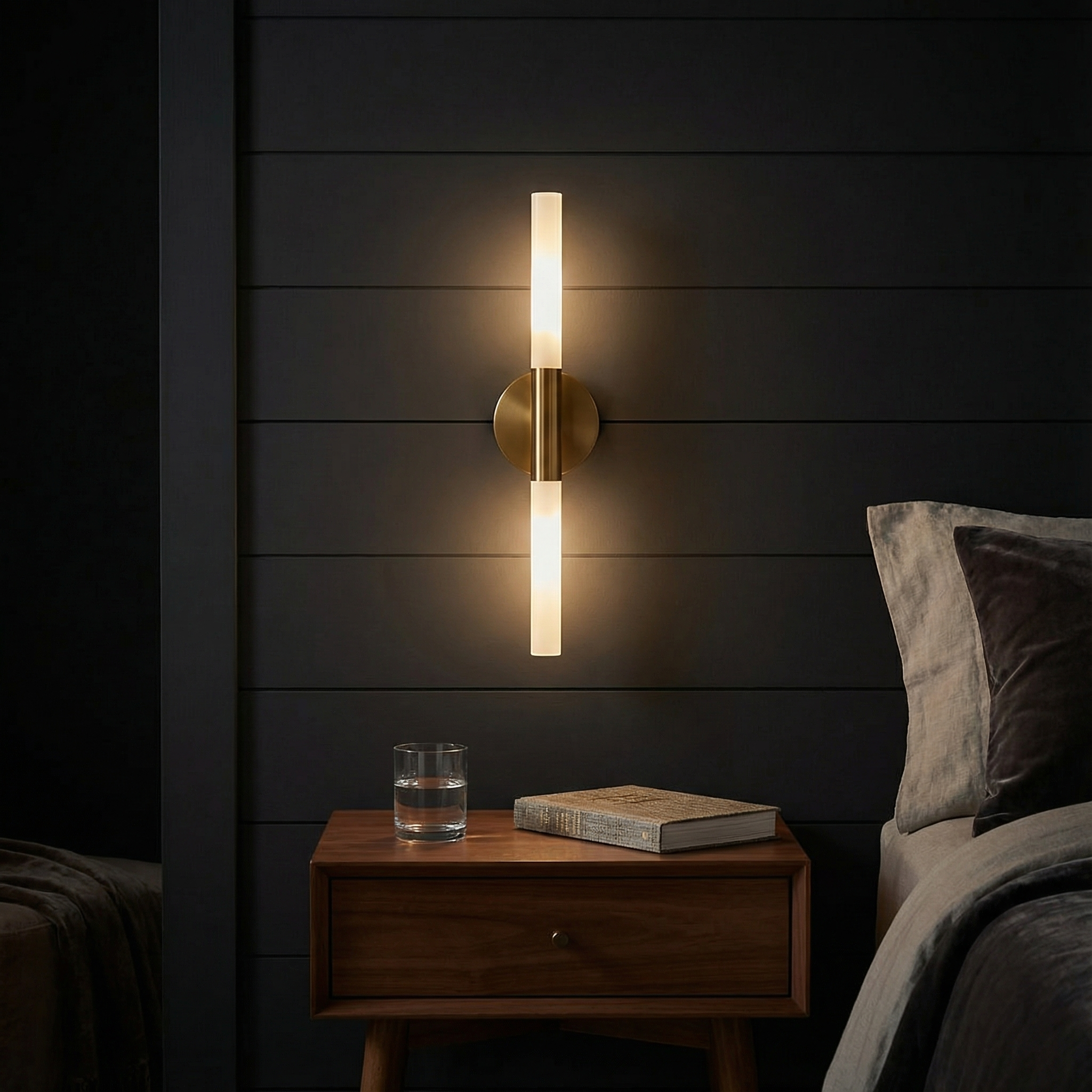 Aurea Brass Wall Sconce Fixture For Modern Interiors