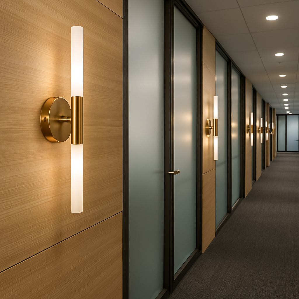 Aurea Brass Wall Sconce Fixture For Modern Interiors