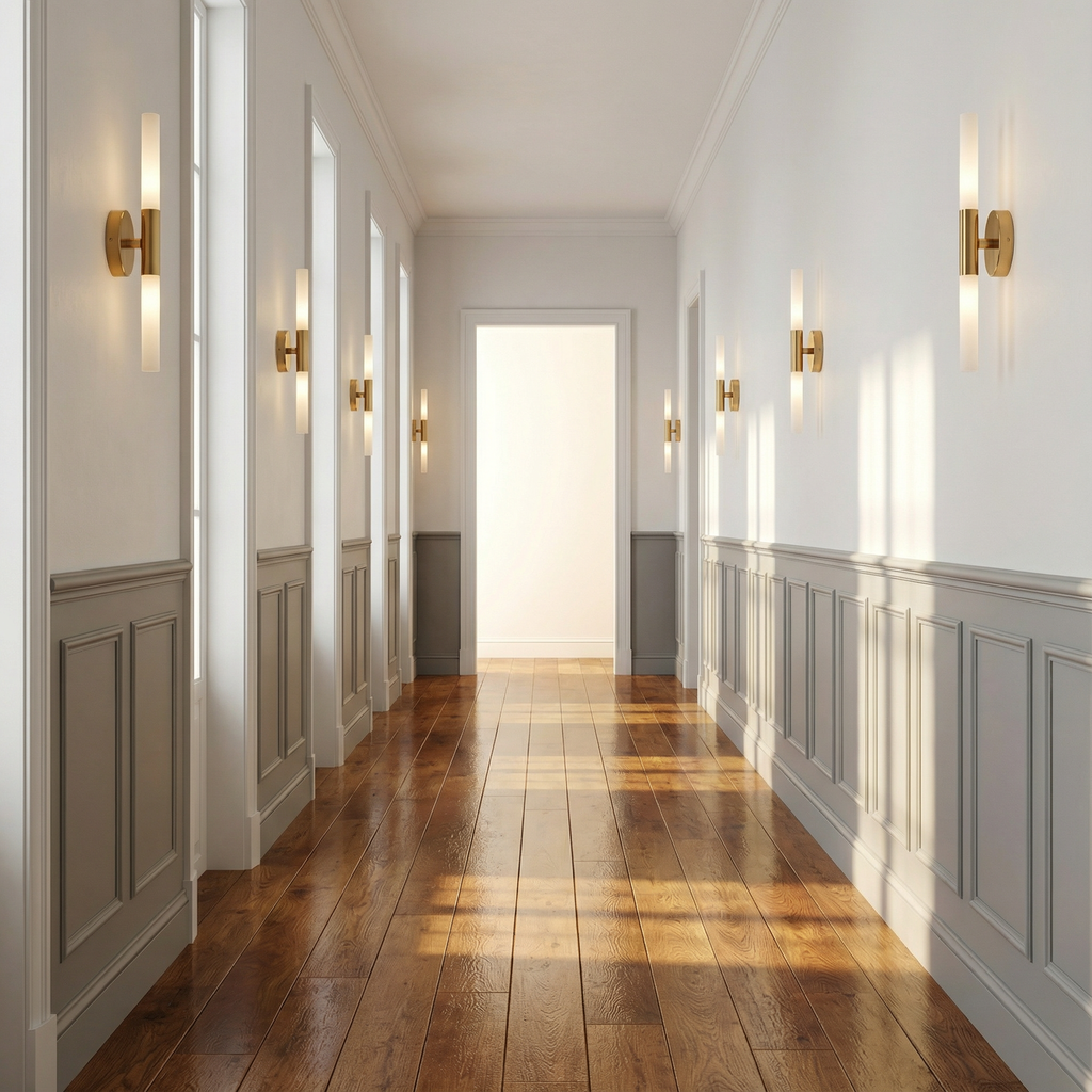 Aurea Brass Wall Sconce Fixture For Modern Interiors
