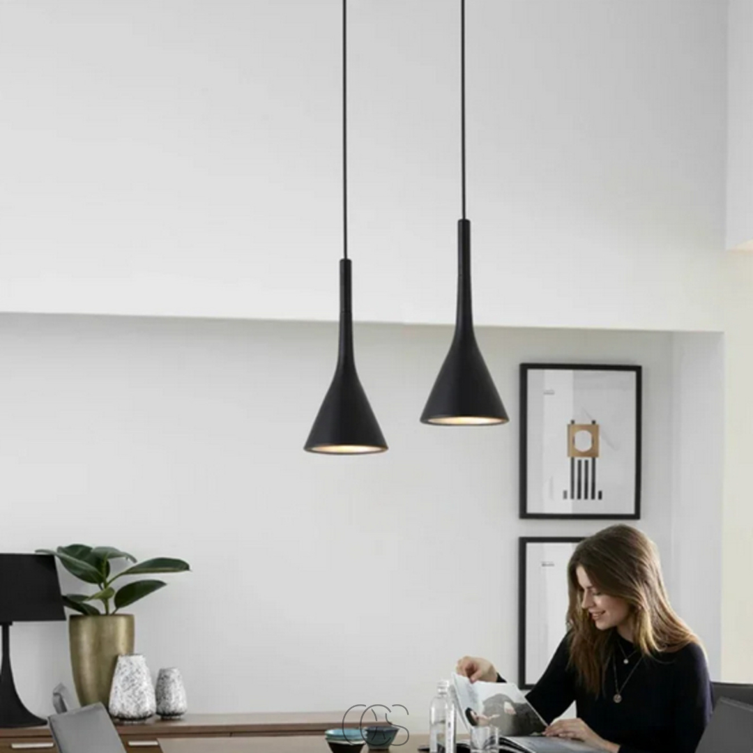 Scandinavian Hanging Ceiling Light With Gentle Glow