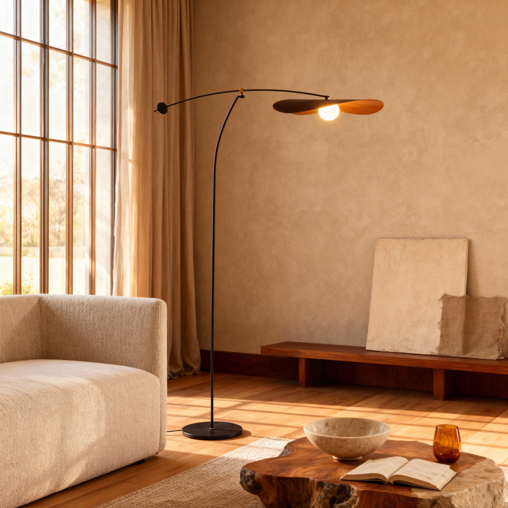 AsterArc Modern Arc Lamp For Living Room Ambient Lighting