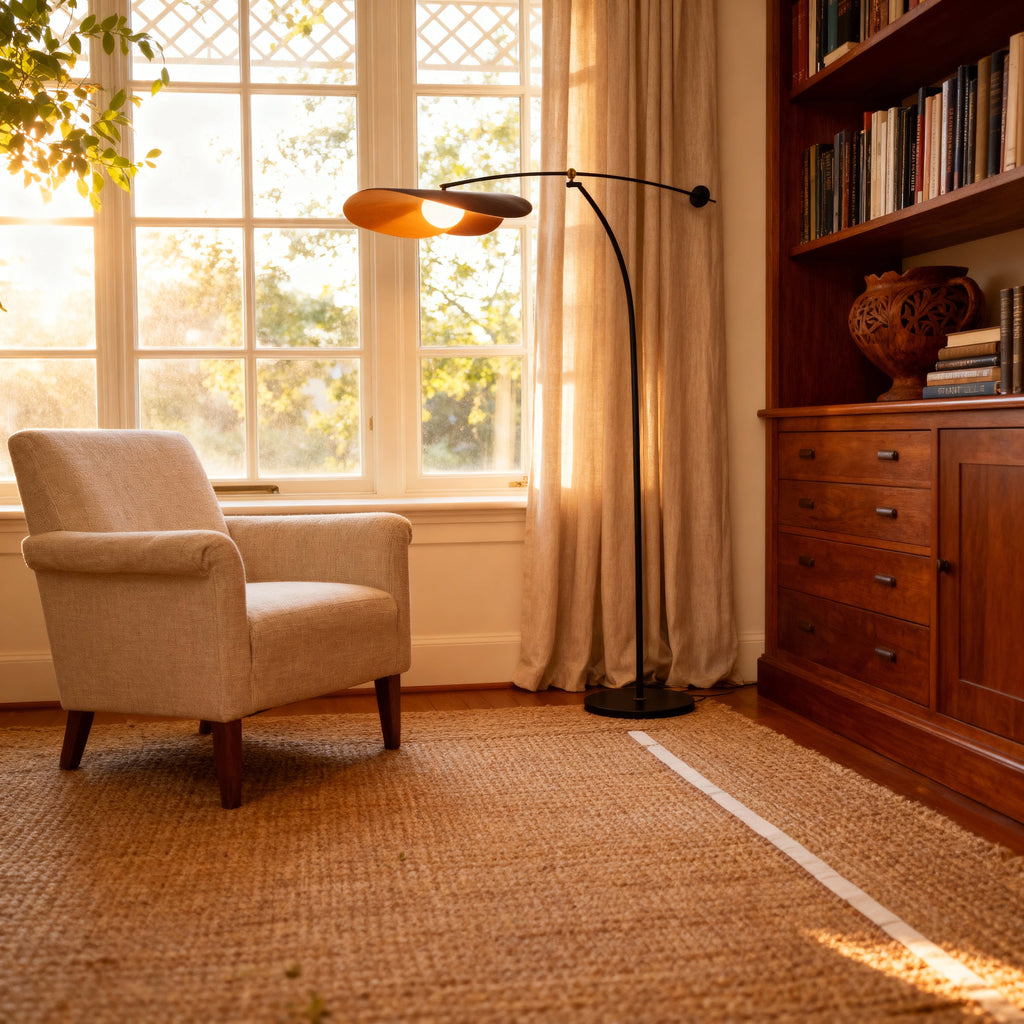 AsterArc Modern Arc Lamp For Living Room Ambient Lighting