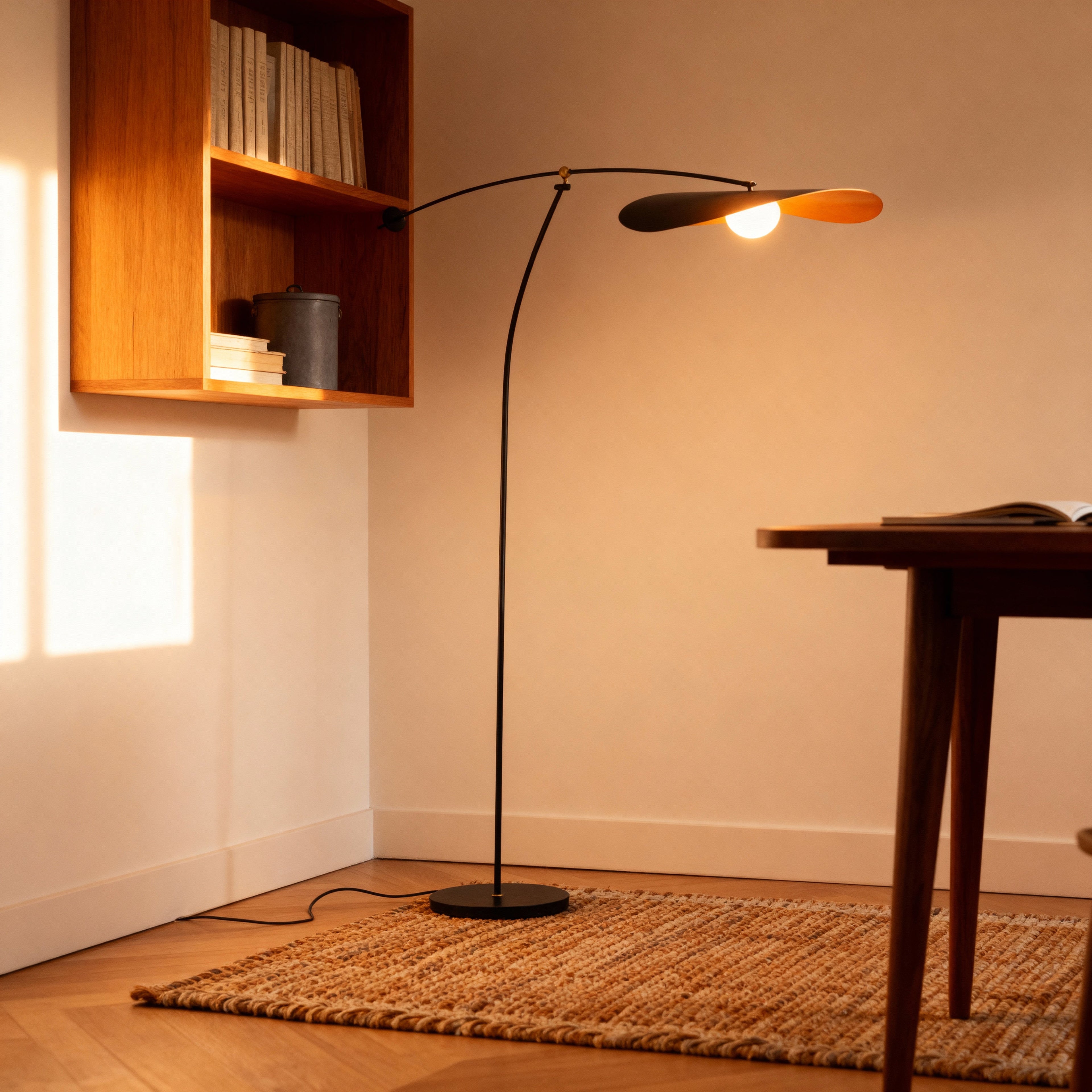 AsterArc Modern Arc Lamp For Living Room Ambient Lighting
