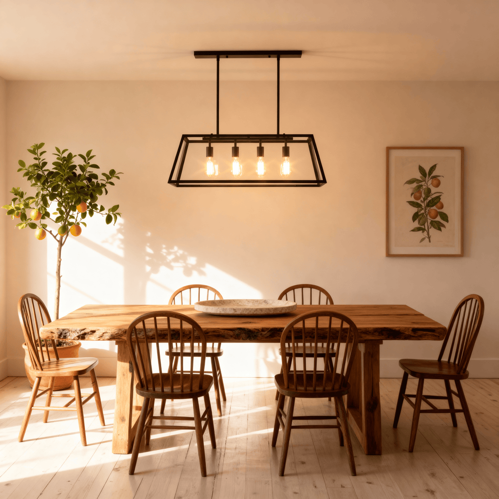 Astra Modern Black Glass Pendant For Kitchen Lighting