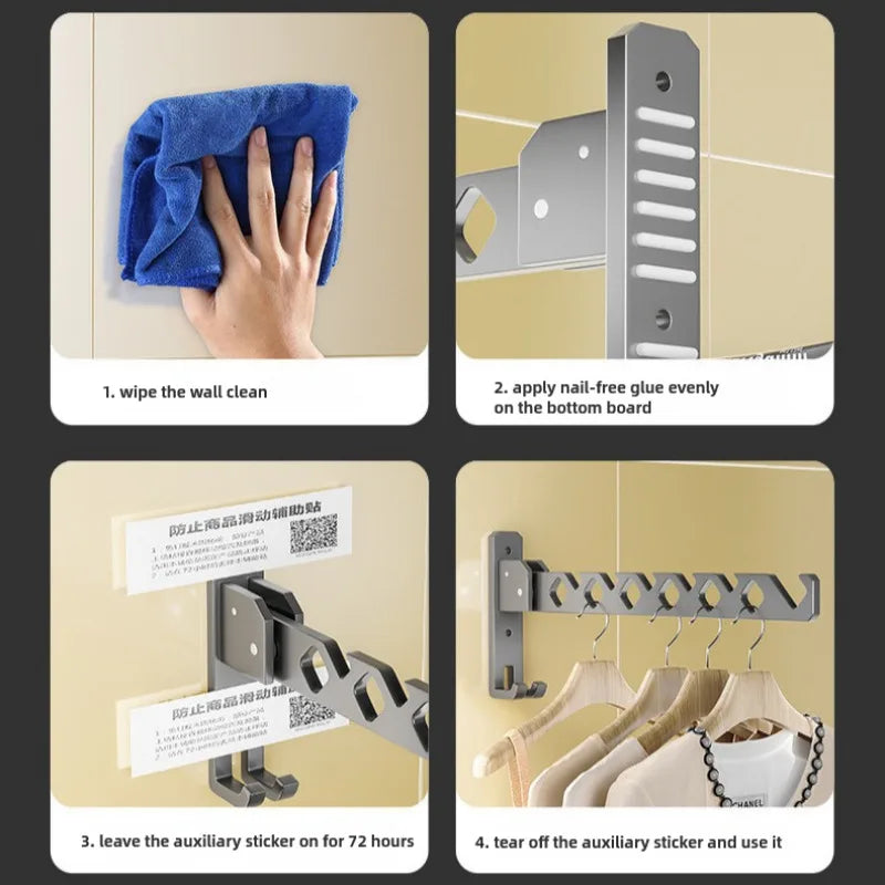 organisateur de vêtements pliable, grand porteur