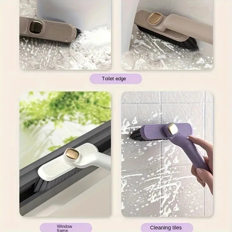 Brosse de nettoyage polyvalente pour carrelage de salle de bains