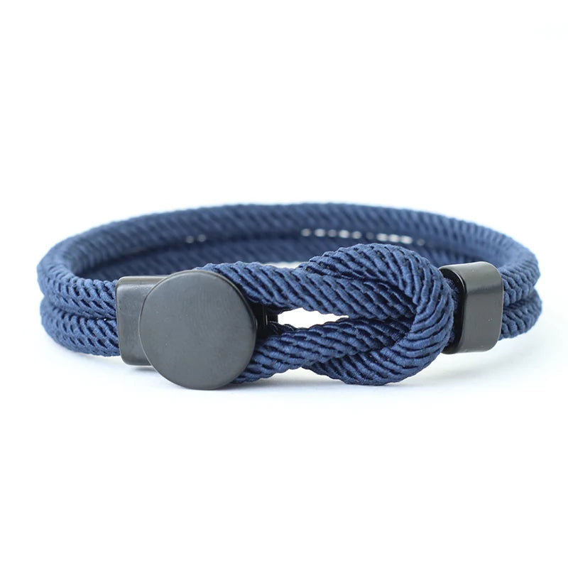 Bracelet en corde Double couche pour hommes