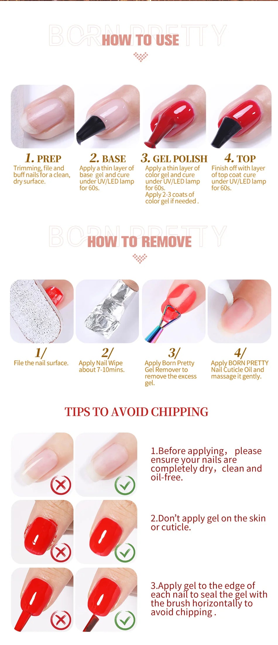 Transparent manucure tremper UV LED ongles Gel vernis