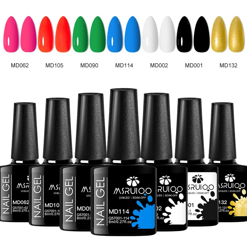 kit complet de vernis gel UV 7 pièces Belle Chevelure