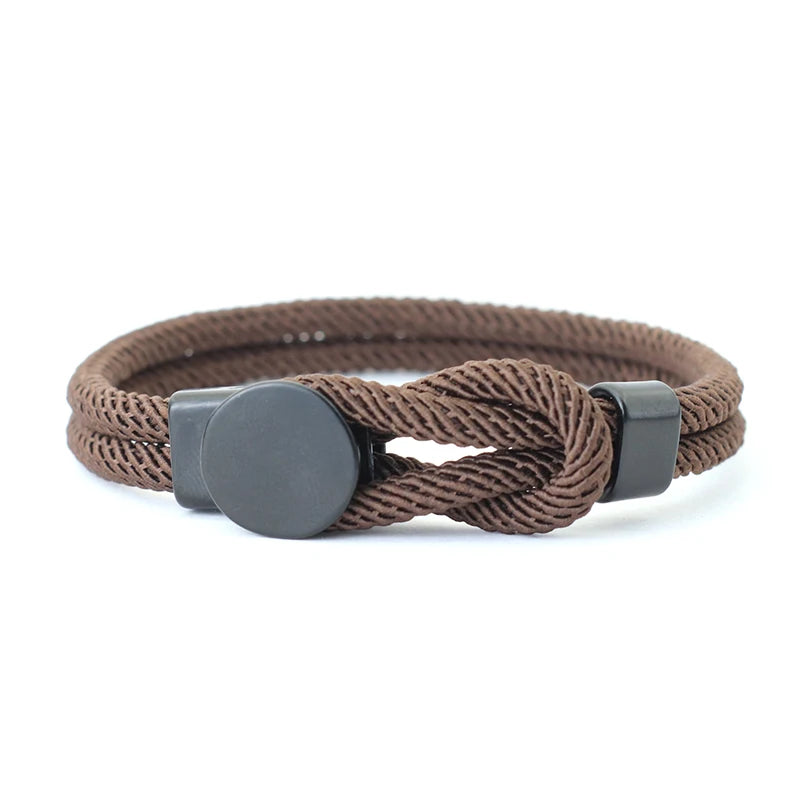 Bracelet en corde Double couche pour hommes