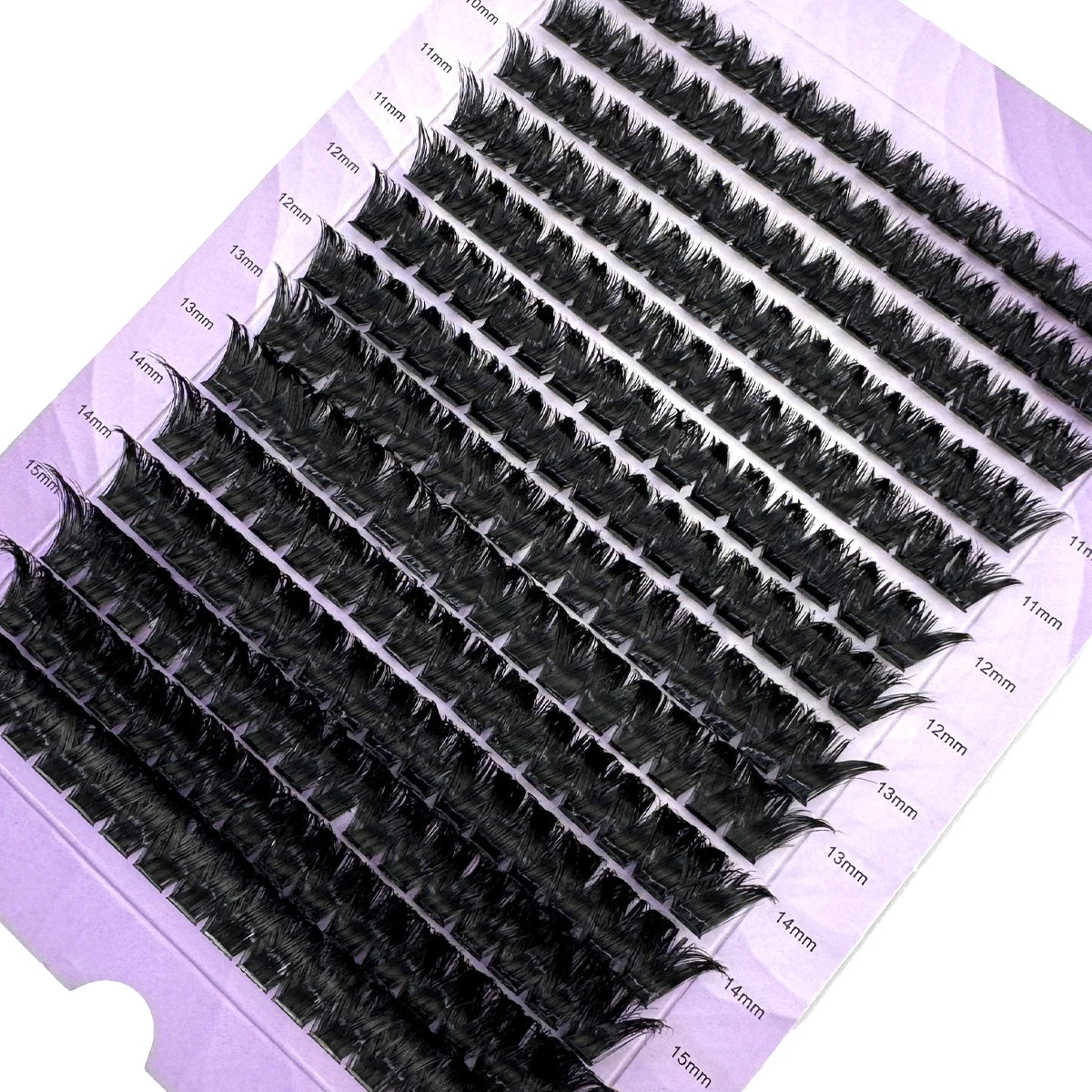 Extension de cils fins en vison, cils noirs individuels