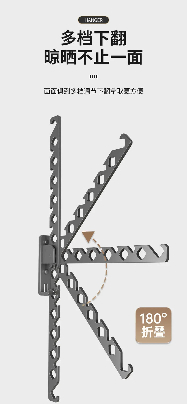 organisateur de vêtements pliable, grand porteur