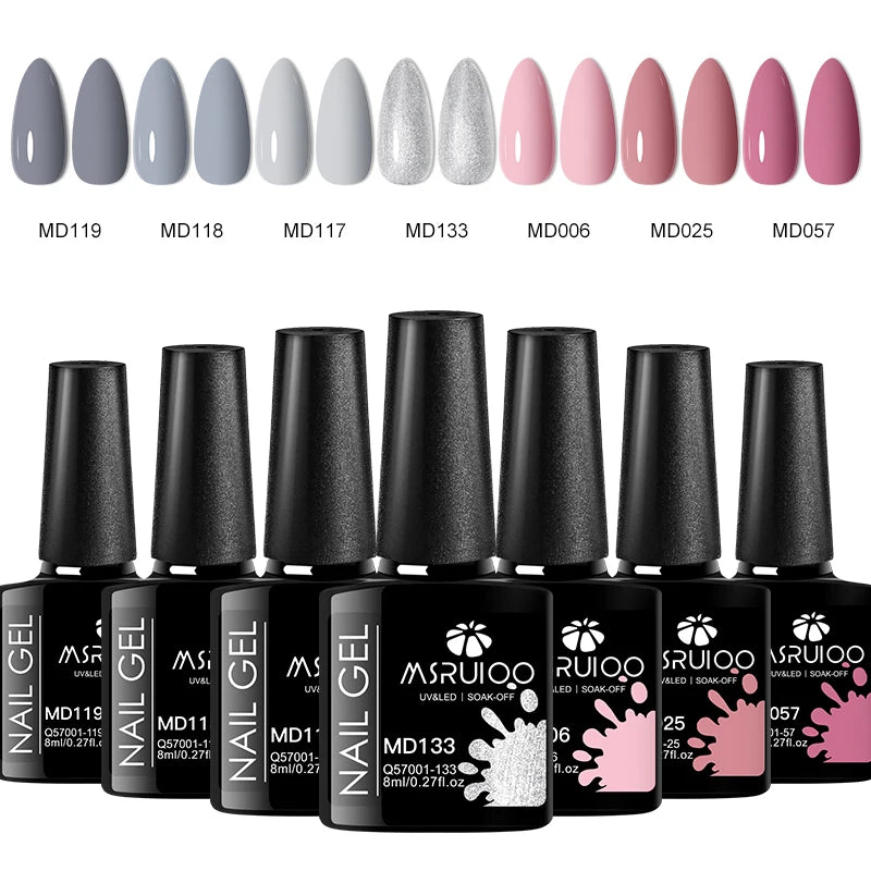 kit complet de vernis gel UV 7 pièces Belle Chevelure