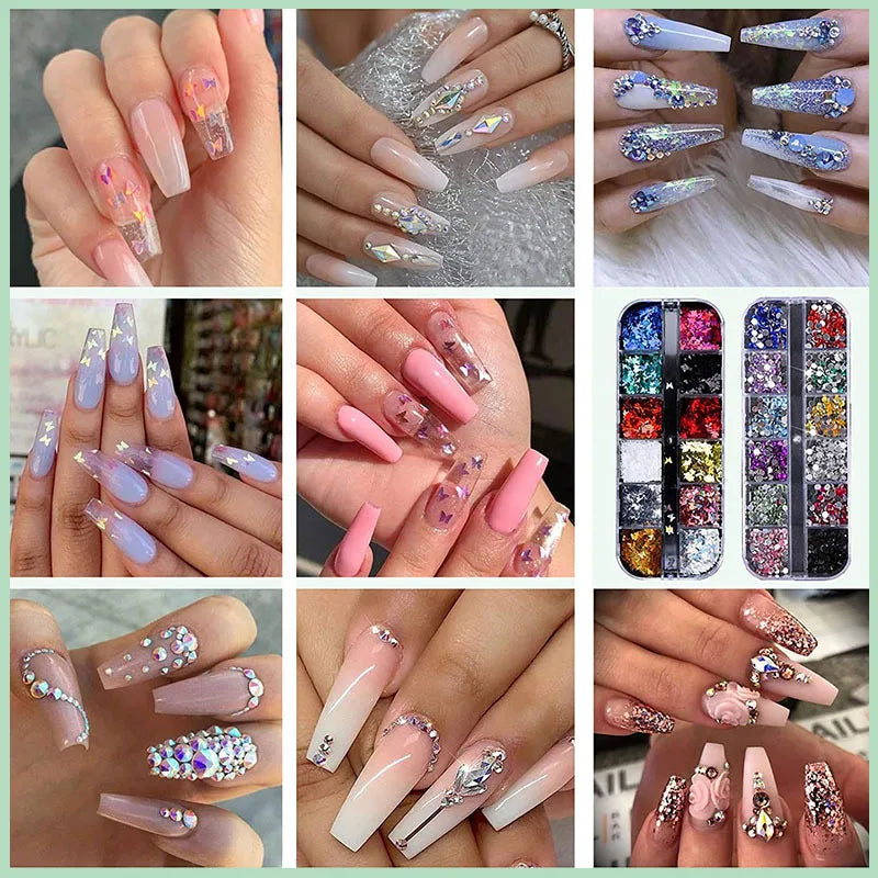 Kit d'ongles en acrylique Belle Chevelure