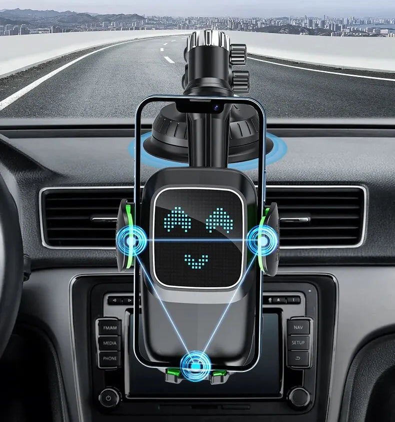 Support de téléphone à ventouse pour pare-brise/tableau de bord/fenêtre