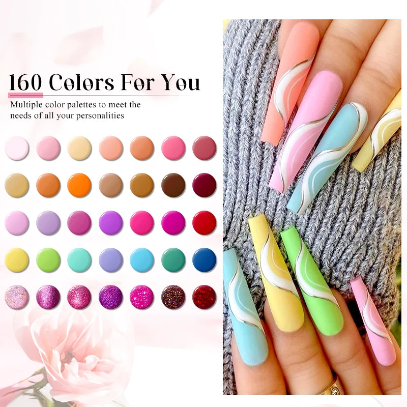 kit complet de vernis gel UV 7 pièces Belle Chevelure