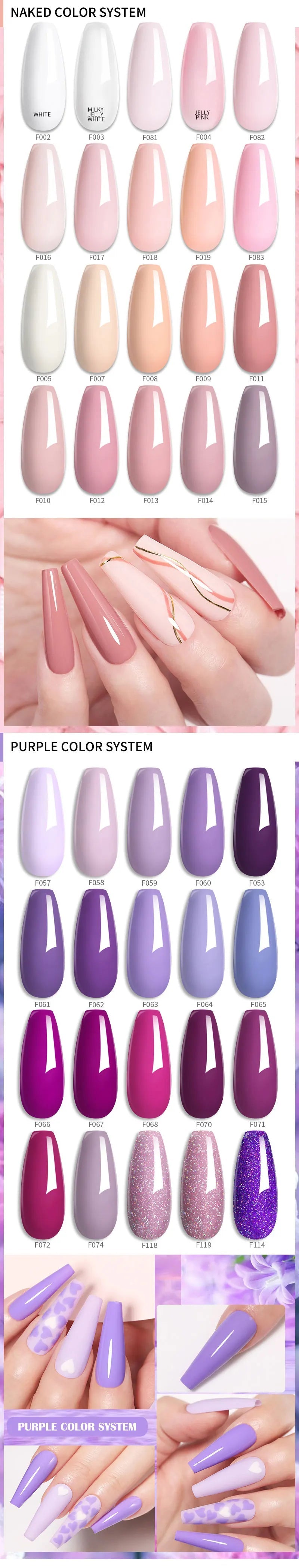 LILYCUTE 6 pièces/ensemble 7ML Gel Belle Chevelure