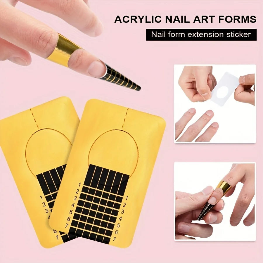Kit d'ongles en acrylique Belle Chevelure