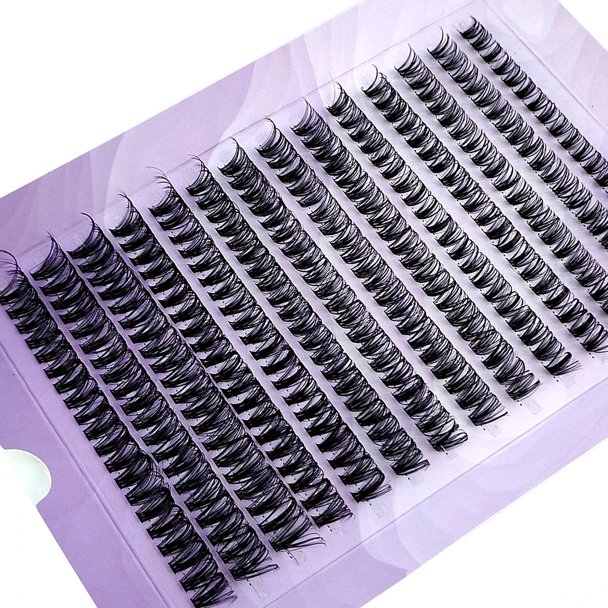 Extension de cils fins en vison, cils noirs individuels