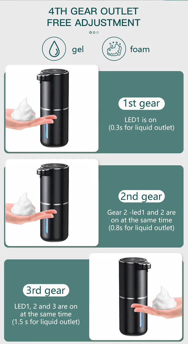 Nouveau distributeur de savon capteur sans contact lavage intelligent des mains mousse