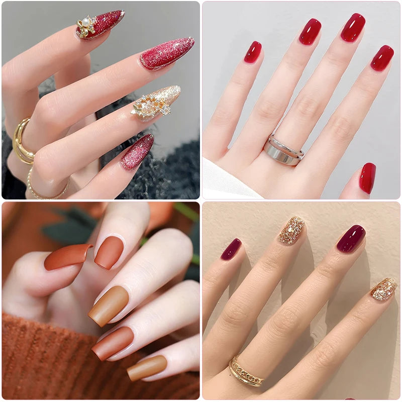 Kit de vernis à ongles Gel avec lampe UV, perceuse à ongles électrique