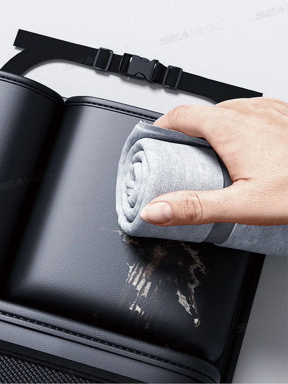 sac de rangement en similicuir pour coffre de voiture