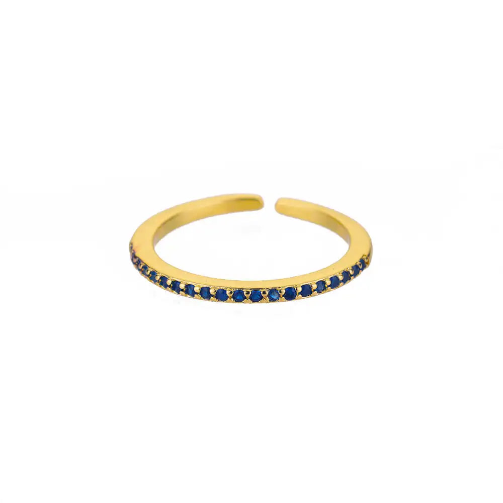 Mini bagues vertes en Zircon pour femmes