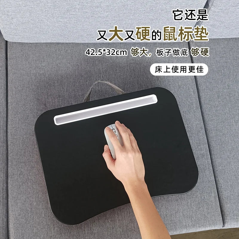 petite table d'oreiller, tapis de souris rigide grand