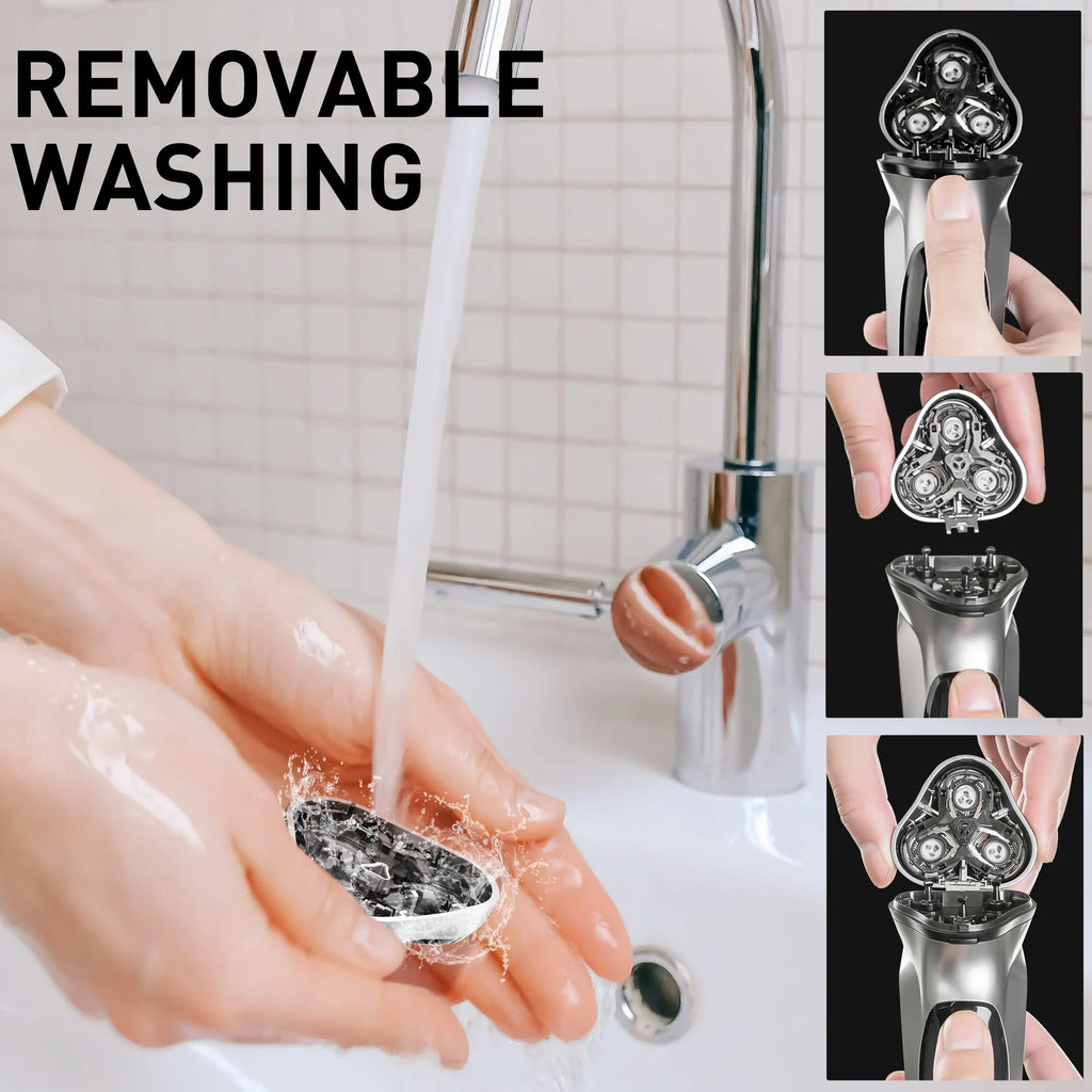 ENCHEN Blackstone Électrique Rasoir Rotatif pour Hommes 3D