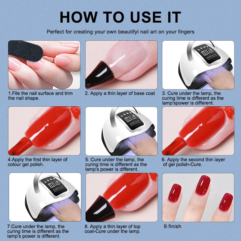 Lampe à ongles professionnelle capteur infrarouge manucure lumière