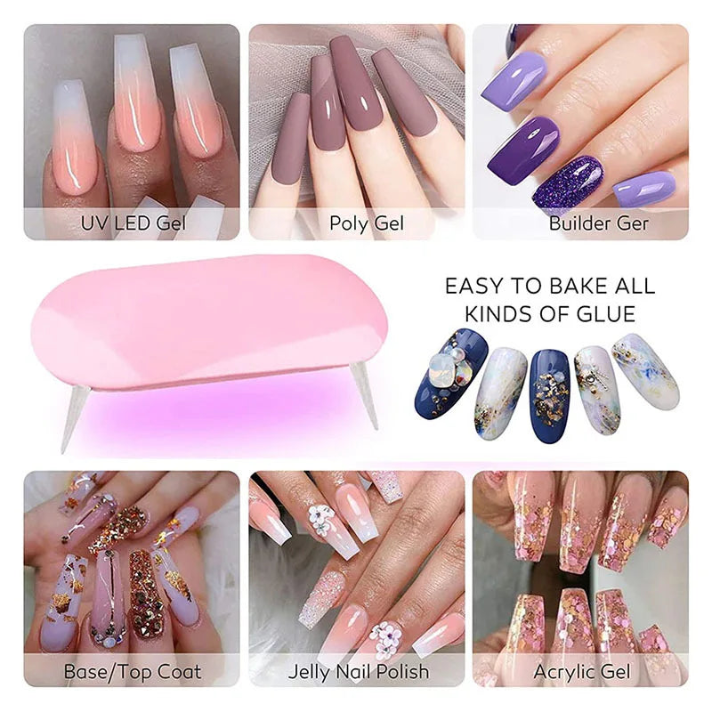 Kit d'ongles en acrylique Belle Chevelure