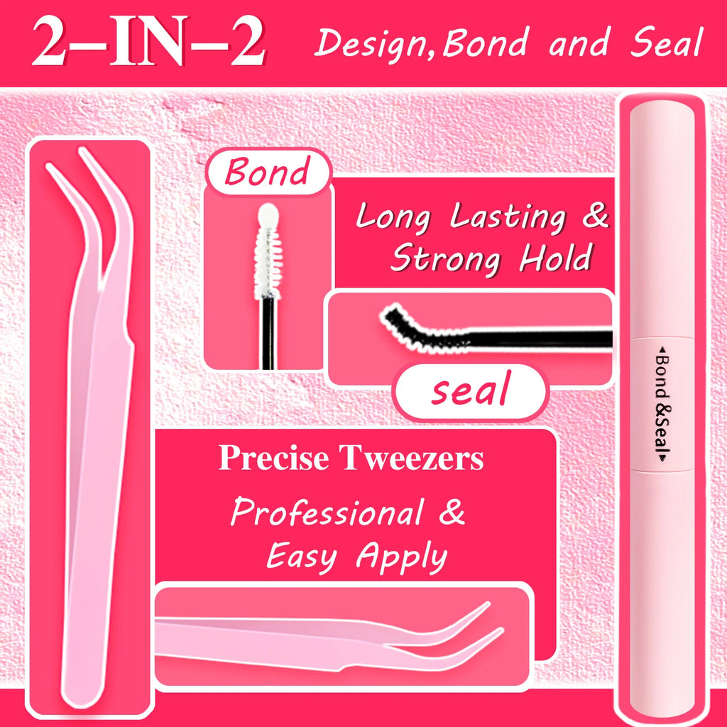 colle et joint cils simples réutilisables pour fête scène Festival maquillage des yeux