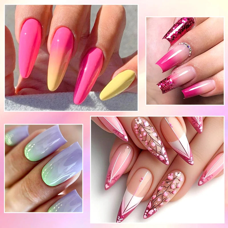 kit complet de vernis gel UV 7 pièces Belle Chevelure