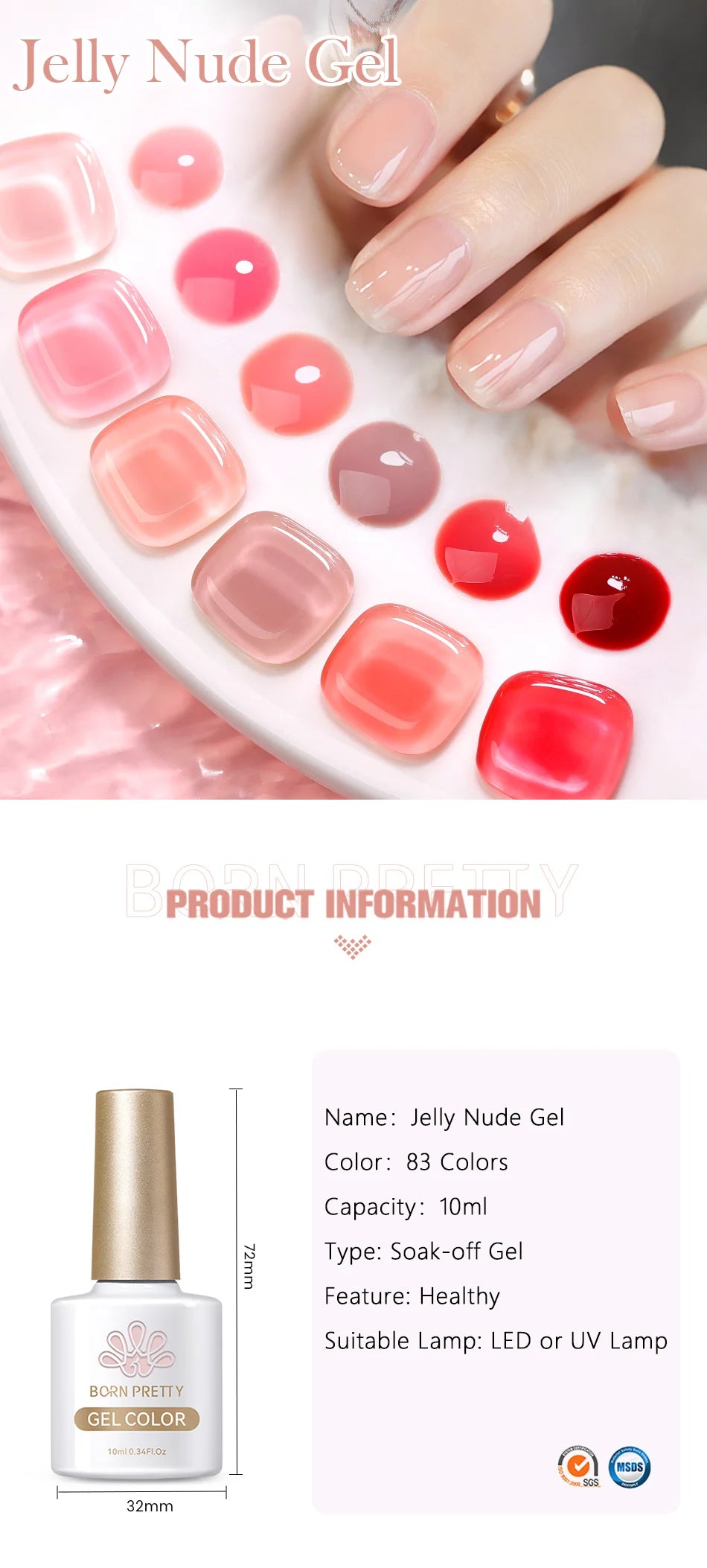 Transparent manucure tremper UV LED ongles Gel vernis