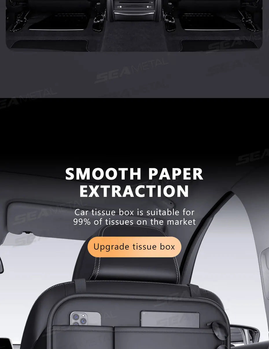 Sac de rangement étanche pour siège arrière de voiture