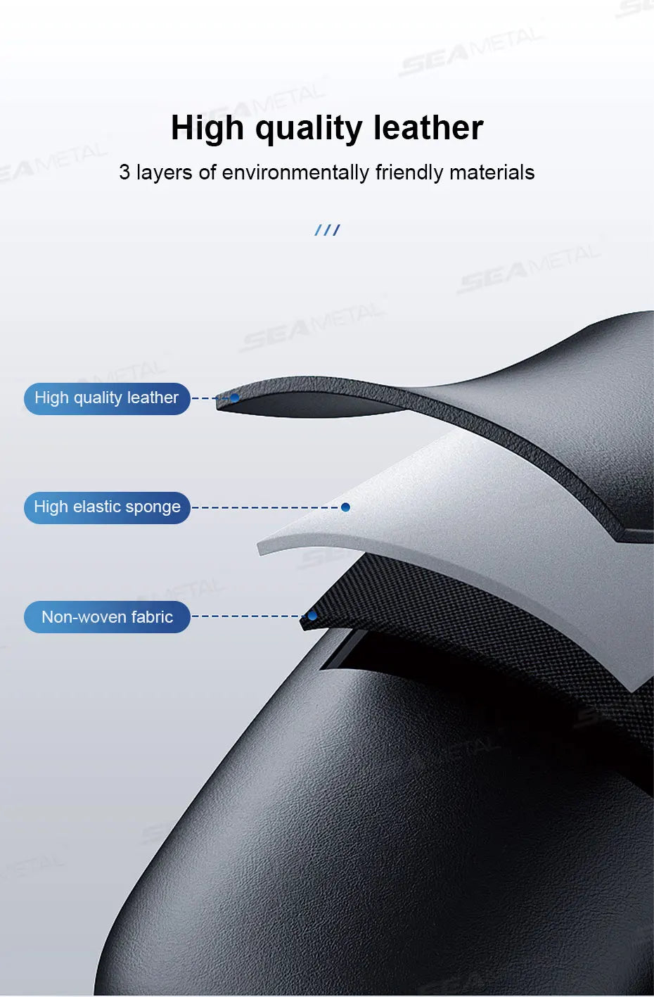 sac de rangement en similicuir pour coffre de voiture