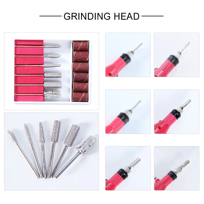 Kit de vernis à ongles Gel avec lampe UV, perceuse à ongles électrique