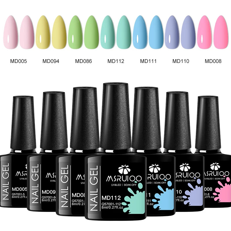 kit complet de vernis gel UV 7 pièces Belle Chevelure