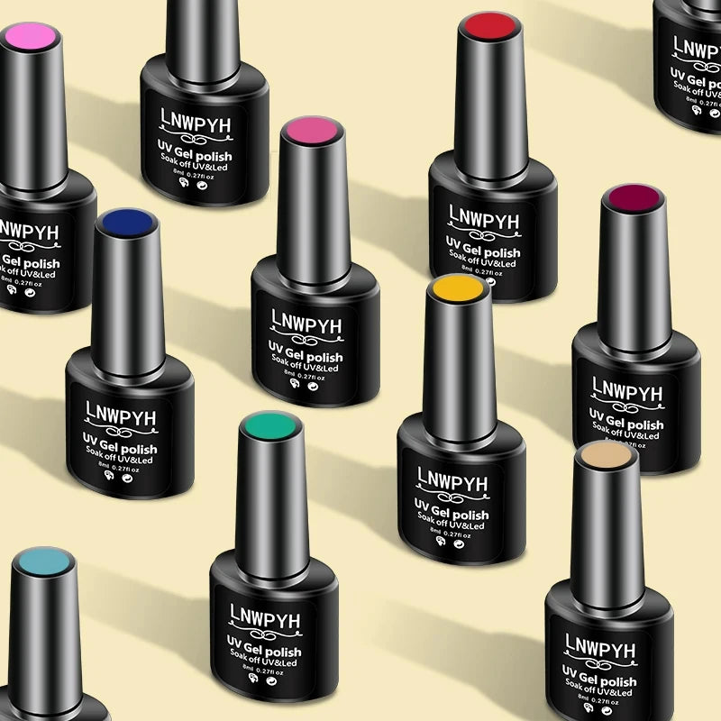 Kit de vernis à ongles Gel avec lampe à ongles LED Semi-Permanent 27 couleurs